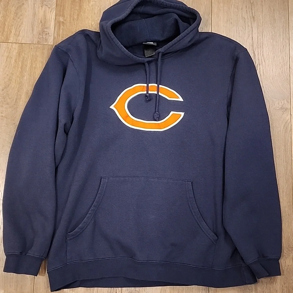 Chicago Bears Hoodie NFL Apparel Team Loyalty Casual Unisex size Large